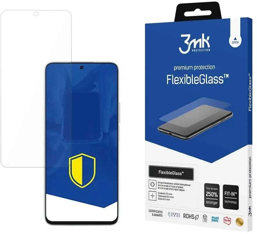 Hibridinis stiklas Honor 90 LITE 5G 3mk lankstus stiklas, hibridinė plėvelė skaidri