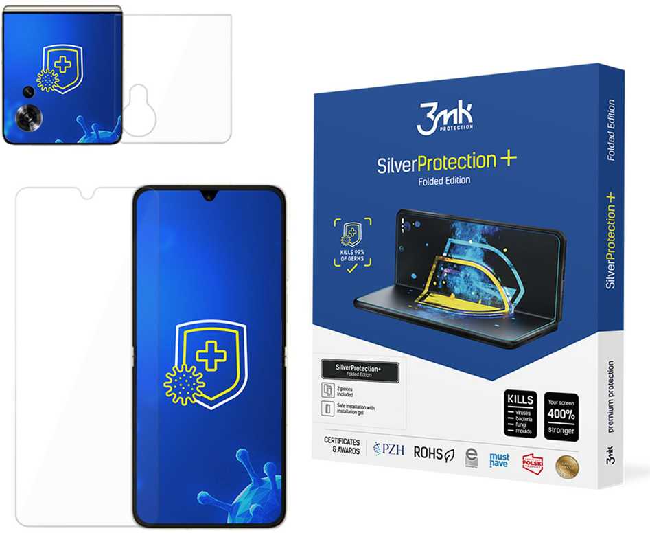 3Mk Protection Honor Magic V Flip – 3mk SilverProtection+ sulankstytas leidimas