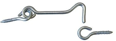 Kabliukas Domax 8871 K-60 201, sidabro, 60 mm x 14 mm
