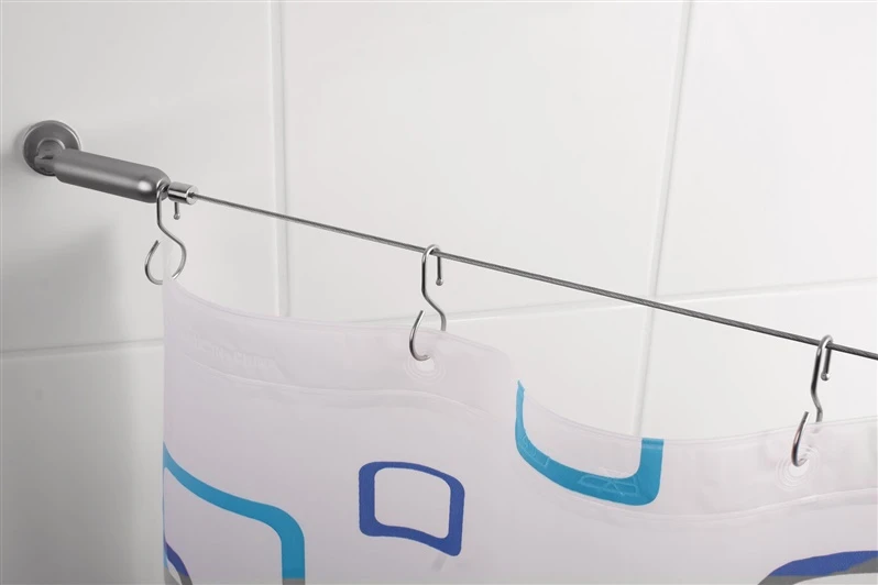 Hooks for bath curtain rod Ridder 16 pcs