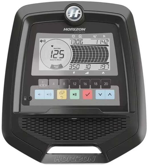 Horizon Fitness Andes 5.1 Elliptical orbiter Juodas, Pilkas