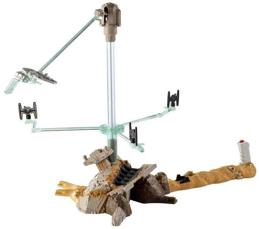 Mattel Hot Wheels Star Wars kosminio laivo rinkinys ZA2744 važiavimas + mūšio garsas