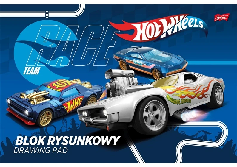 Hot_Wheels Piešimo popierius, A4 20lapų 5904149016852