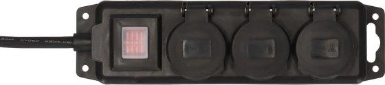 Buitinis ilgintuvas BRENNENSTUHL, 3 vietų, 2 m, IP44