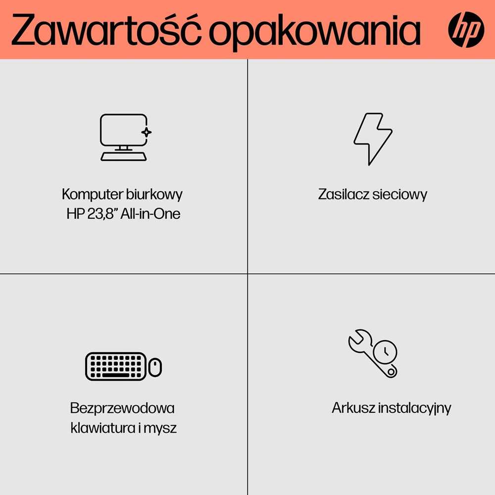 Hewlett Packard (HP) HP 24-cr0312nw AMD Ryzen™ 5 7520U 60,5 cm (23,8 colio) 1920 x 1080 pikselių „viskas viename“ asmeninis kompiuteris 16 GB LPDDR5-SDRAM 512 GB SSD „Windows 11 Home“ „Wi-Fi 6“ (802.11ax) Baltas