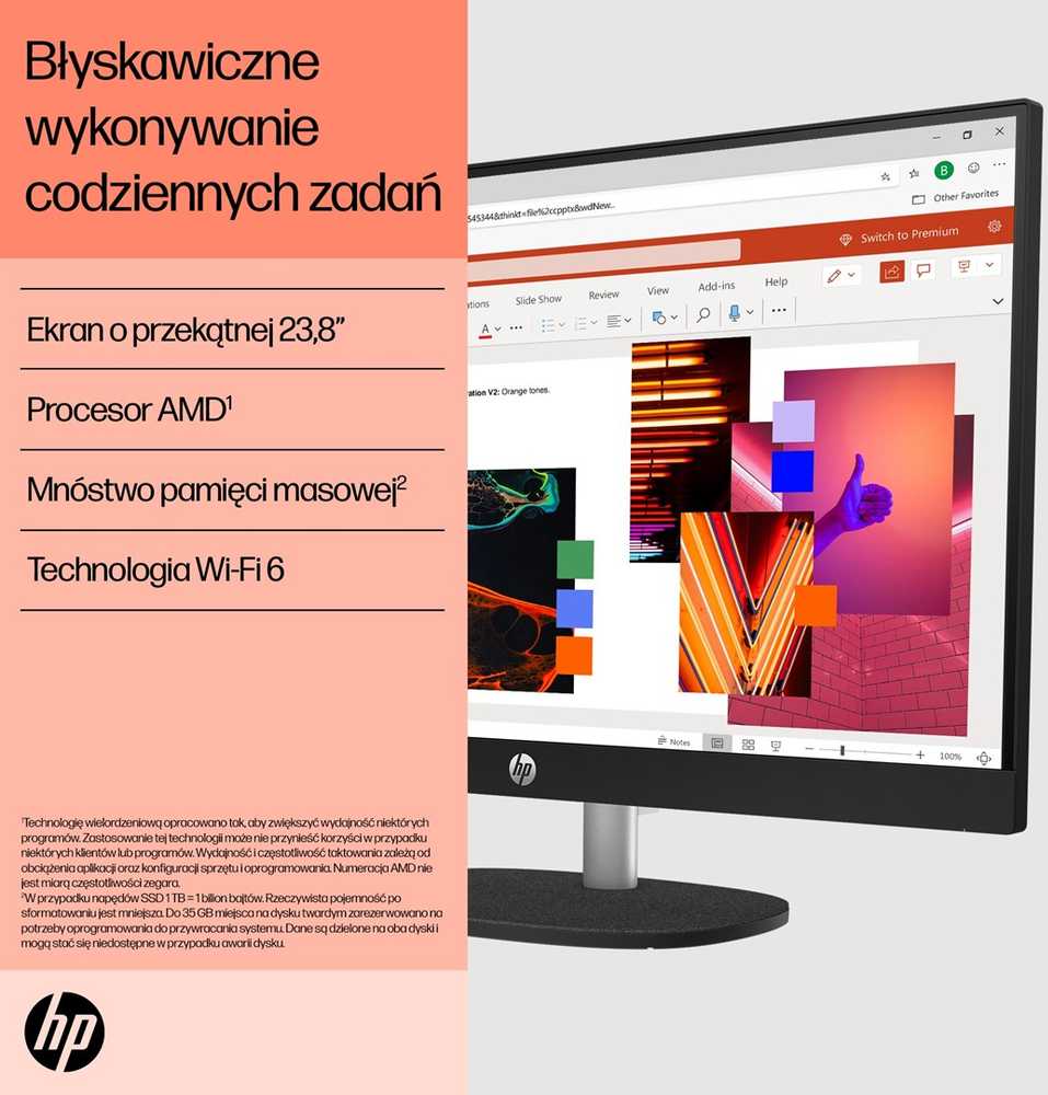 Hewlett Packard (HP) HP 24-cr0312nw AMD Ryzen™ 5 7520U 60,5 cm (23,8 colio) 1920 x 1080 pikselių „viskas viename“ asmeninis kompiuteris 16 GB LPDDR5-SDRAM 512 GB SSD „Windows 11 Home“ „Wi-Fi 6“ (802.11ax) Baltas