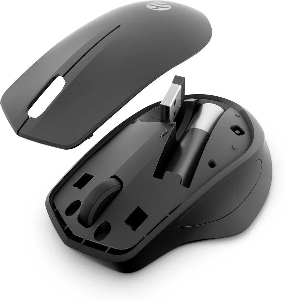 Belaidė pelė HP 280 Silent, juoda