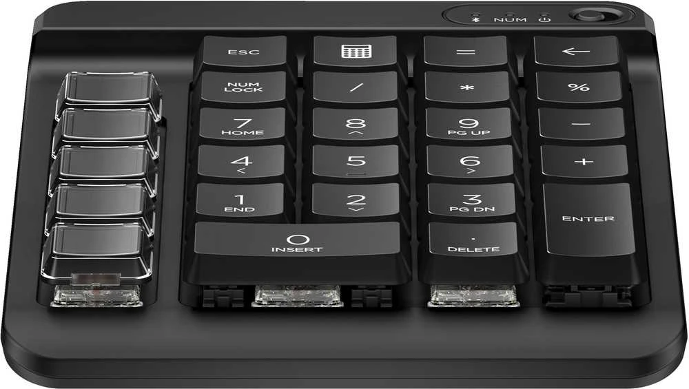 HP 435 programuojama belaidė Bluetooth klaviatūra su keičiamais klaviatūros dangteliais - Juodas