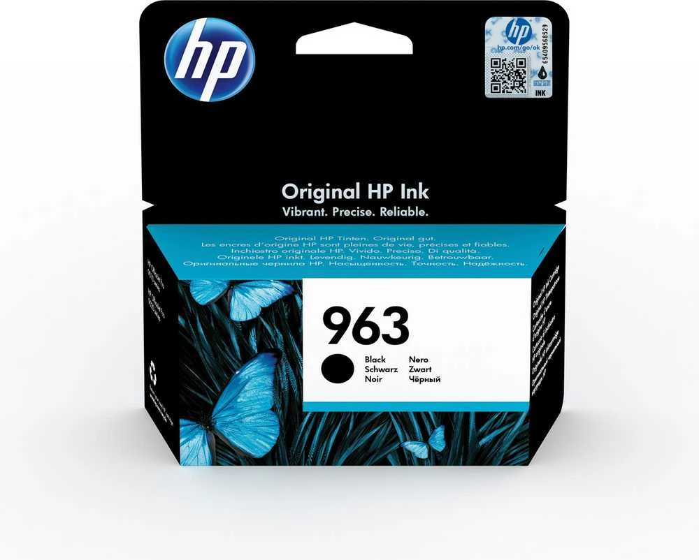 Hewlett Packard (HP) Hewlett-Packard 963 (3JA26AE), juoda kasetė
