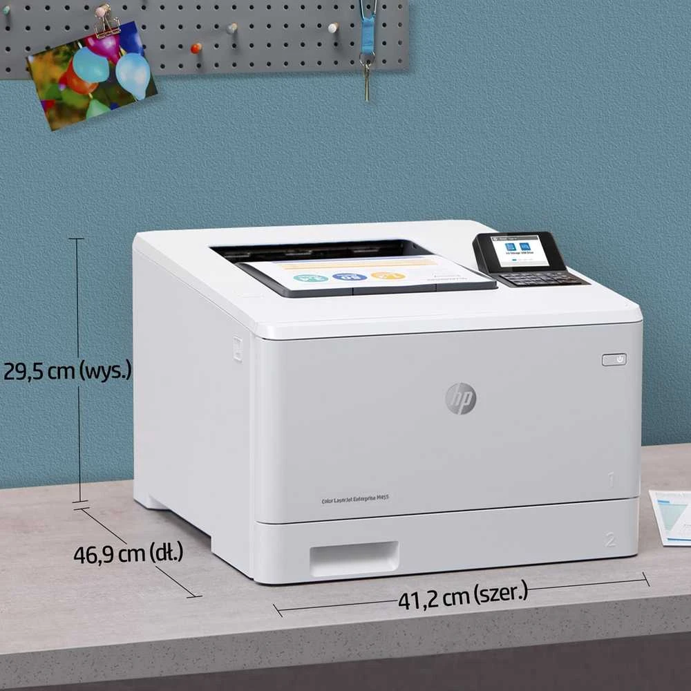 Hewlett Packard (HP) HP Color LaserJet Enterprise M455dn Spausdintuvas - A4 Color lazerinis, Spausdinimas, Automatinis dokumentų tiektuvas, Auto-Duplex, LAN, 27psl., 900-4800 puslapių per mėn.