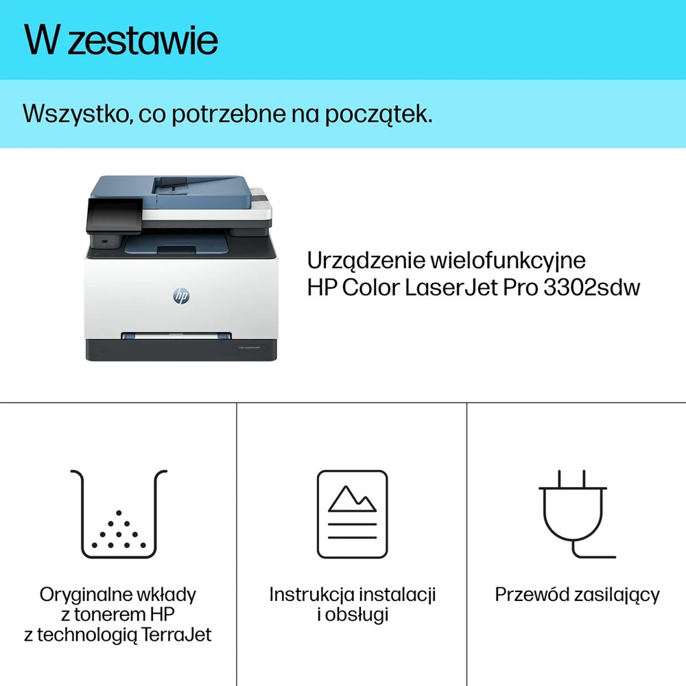 Spausdintuvas HP Color LaserJet Pro MFP 3302sdw