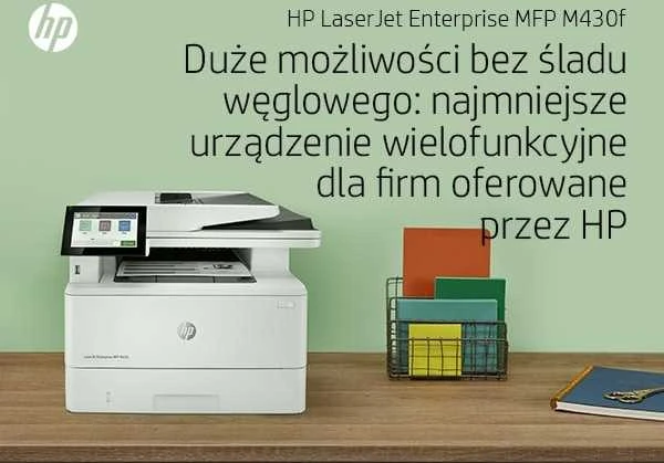 Hewlett Packard (HP) HP LaserJet Enterprise MFP M430f AIO All-in-One Spausdintuvas - A4 Mono lazerinis, Spausdinti/Kopijuoti/Dual-Side Scan/Faksas, Automatinis dokumentų tiektuvas, Auto-Duplex, LAN, 38ppm, 900-4800 pages per mėnuo (pakeičia M521f / M521dn)