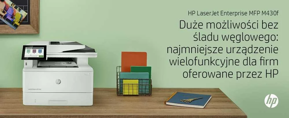 Hewlett Packard (HP) HP LaserJet Enterprise MFP M430f AIO All-in-One Spausdintuvas - A4 Mono lazerinis, Spausdinti/Kopijuoti/Dual-Side Scan/Faksas, Automatinis dokumentų tiektuvas, Auto-Duplex, LAN, 38ppm, 900-4800 pages per mėnuo (pakeičia M521f / M521dn)