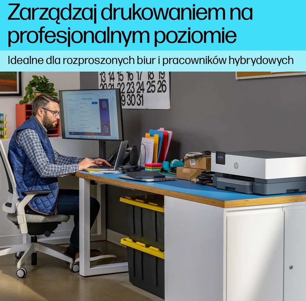 Hewlett Packard (HP) HP OfficeJet Pro 9110b Wireless Color Spausdintuvas, Two-sided spausdinimas