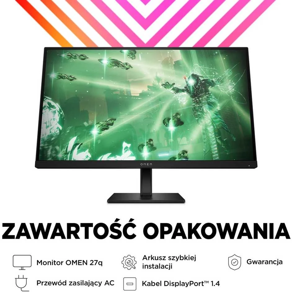 Monitorius HP OMEN 27q - 27'' | IPS | QHD | 1ms | 165Hz | HDR