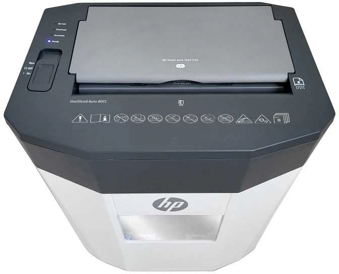 Popieriaus Smulkintuvas - HP Oneshred Automatinis 80CC Baltas/Pilkas