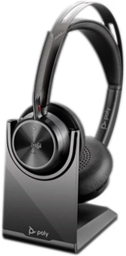 HP Poly Voyager Focus 2-M USB-C-C Ausinės USB-C/A Adapteris Charging Stovas