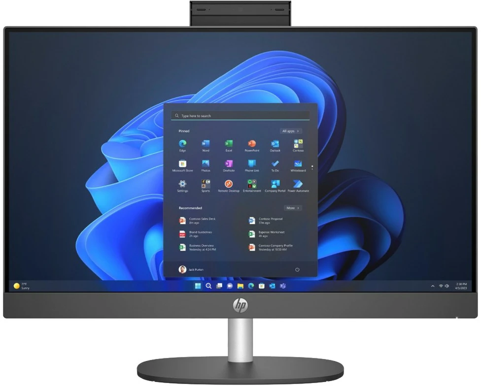 Hewlett Packard (HP) Stacionarus Kompiuteris - HP Pro 240 G10 Su Intel Core I5, 16 GB DDR4, 512 GB SSD, Windows 11 Pro, Baltas, Juodas