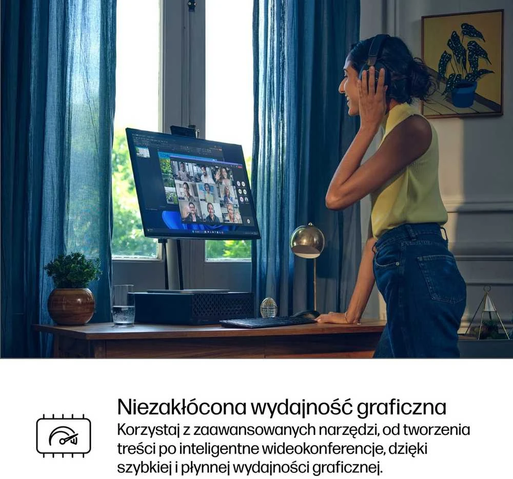 Stacionarus kompiuteris Hewlett Packard (HP) HP ProDesk 4 SFF G1i Desktop AI PC Intel Core Ultra 7 265 16 GB DDR5-SDRAM 1 TB SSD Windows 11 Pro Juodas