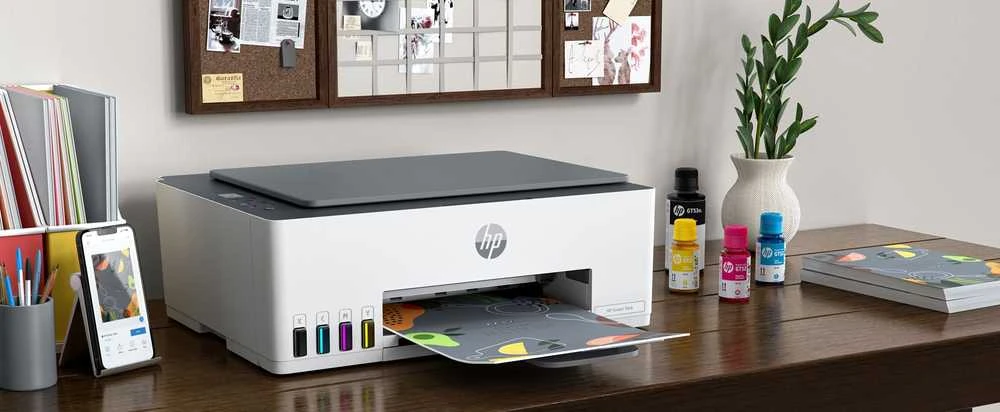 Hewlett Packard (HP) HP Smart Tank 580 Spausdintuvas rašalinis spalvotas MFP A4 22 ppm USB Wi-Fi Bluetooth (SPEC)