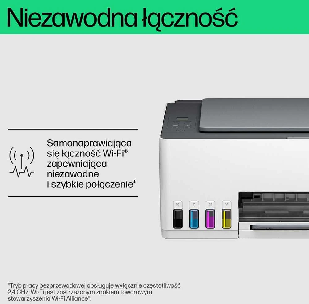 Hewlett Packard (HP) HP Smart Tank 580 Spausdintuvas rašalinis spalvotas MFP A4 22 ppm USB Wi-Fi Bluetooth (SPEC)