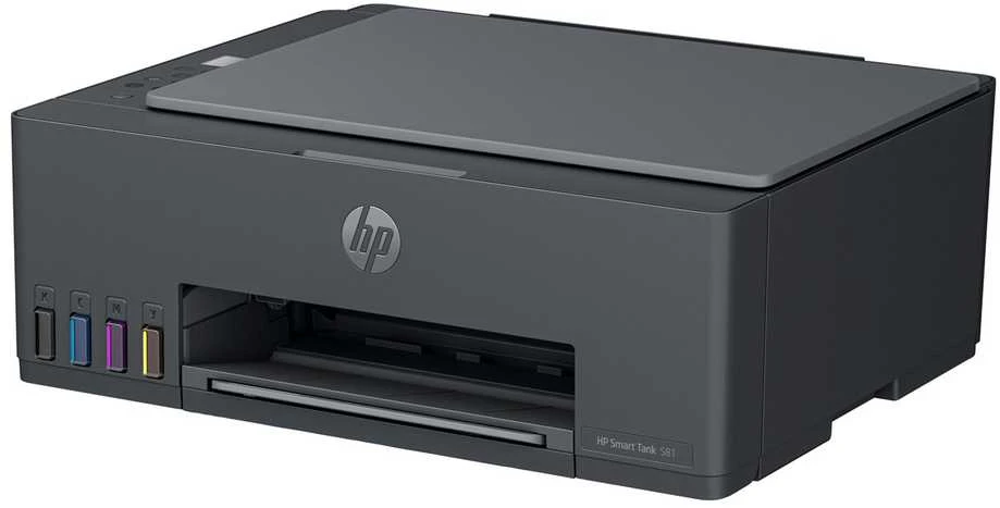 Daugiafunkcis Spausdintuvas - HP Smart Tank 581 Belaidis, Didelio Pajėgumo Rašalo Bakas