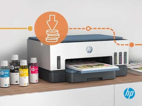 Hewlett Packard (HP) HP Smart Tank 720 AIO daugiafunkcis spausdintuvas Spausdintuvas - A4 spalvotas rašalinis, spausdinimas / kopijavimas / nuskaitymas, automatinis dvipusis spausdinimas, WiFi, 15 psl./min., 400–800 puslapių per mėnesį