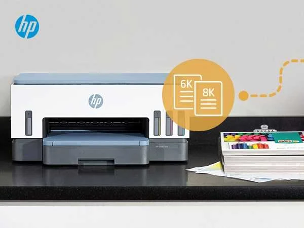 Hewlett Packard (HP) HP Smart Tank 720 AIO daugiafunkcis spausdintuvas Spausdintuvas - A4 spalvotas rašalinis, spausdinimas / kopijavimas / nuskaitymas, automatinis dvipusis spausdinimas, WiFi, 15 psl./min., 400–800 puslapių per mėnesį