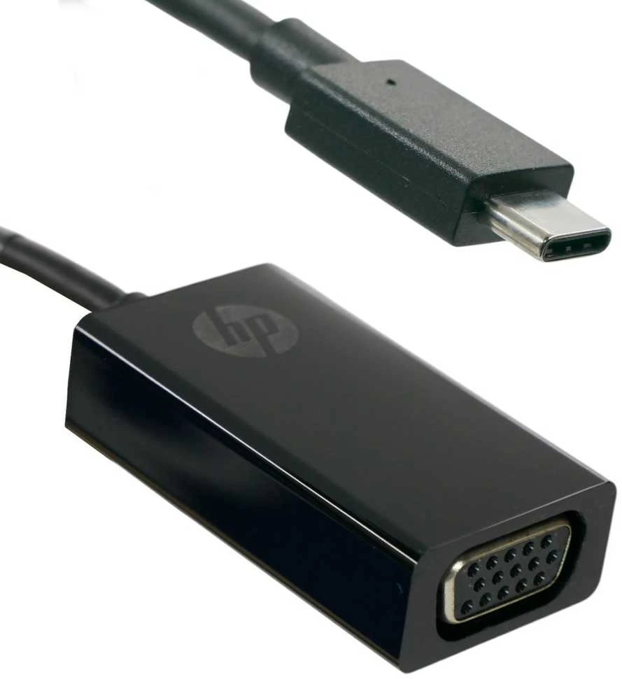 HP USB-C į VGA adapteris su jungtimis