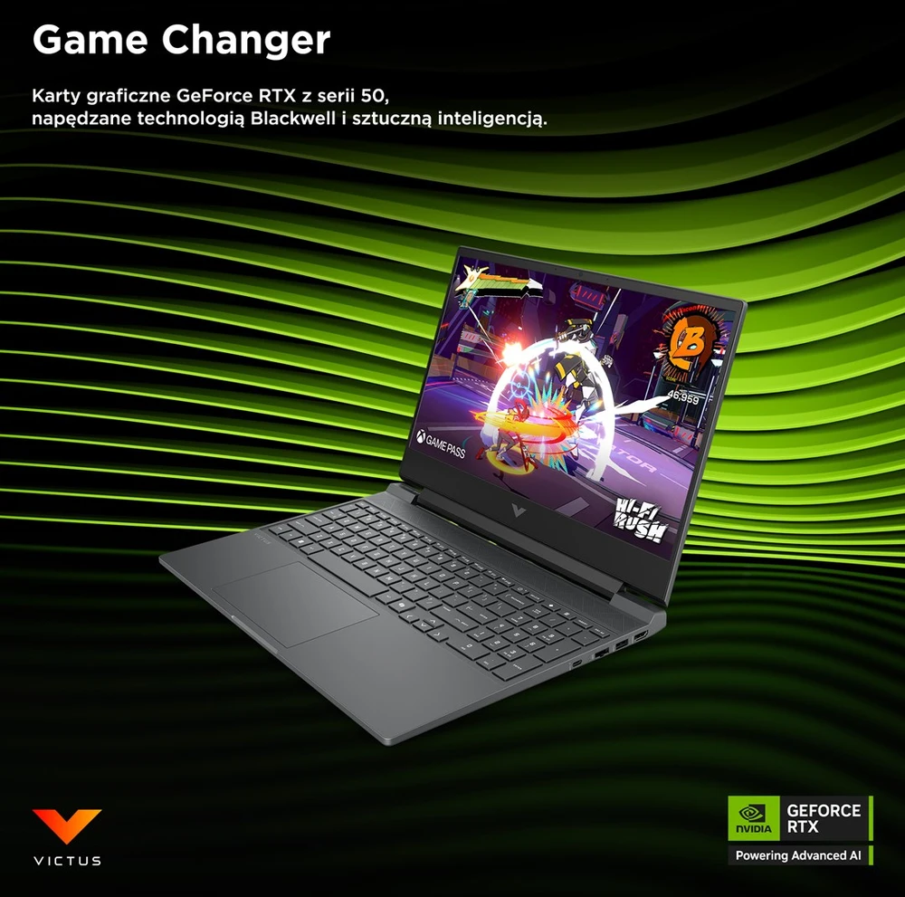 Nešiojamas kompiuteris Hewlett Packard (HP) HP Victus Gaming 15-fa2246nw Intel® Core™ i5-13420H nešiojamasis kompiuteris 15,6" Full HD 16 GB DDR4-SDRAM 512 GB SSD NVIDIA GeForce RTX 3050 Wi-Fi 6E (802.11ax) Windows 11 Home Juodas