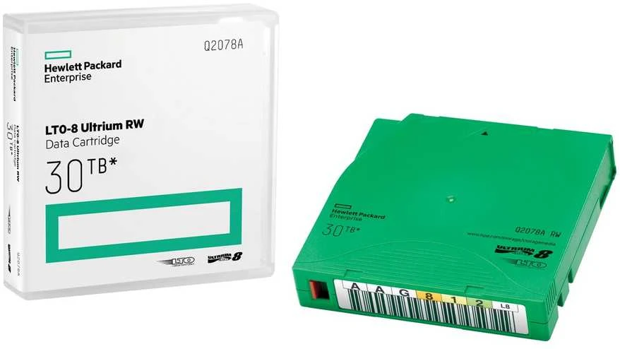 „Hewlett Packard“ (HP) HPE LTO-8 Ultrium 30TB RW duomenų kasetė