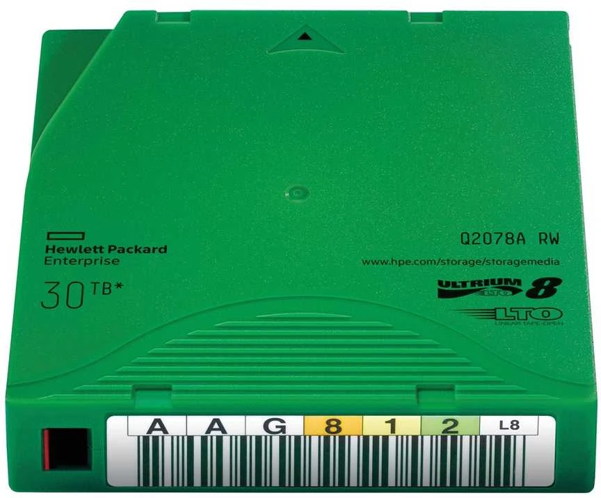 „Hewlett Packard“ (HP) HPE LTO-8 Ultrium 30TB RW duomenų kasetė