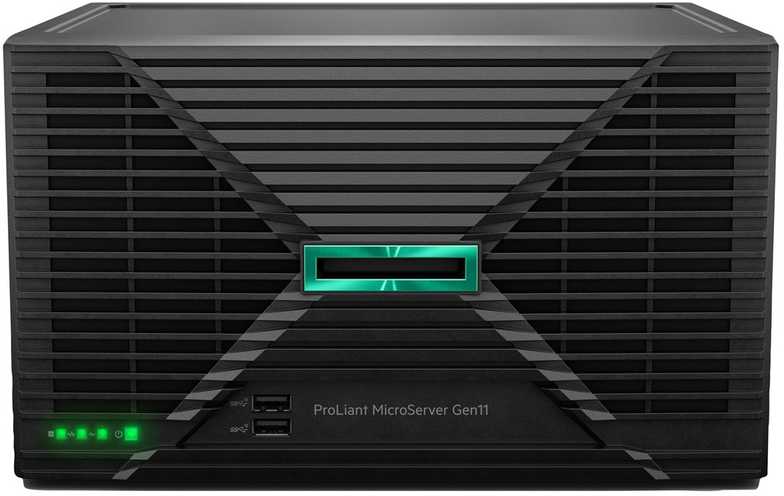 Hp Enterprise Hewlett Packard (HP) HPE ProLiant MicroServer Gen11 G7400 2c 16GB-U 4LFF-NHP 1TB HDD 180W Ext PS EMEA Cmp modulio serveris