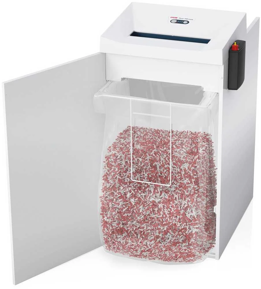 Popieriaus smulkintuvas - HSM Pure 740 Max 240L, 4,5x30 mm