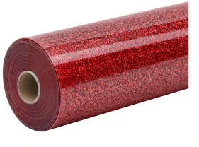Spausdintuvas HTVRONT Glitter Heat Transfer Film, 30.5 cm x 90 cm (red)