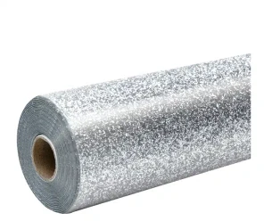 Spausdintuvas HTVRONT Glitter Heat Transfer Film, 30.5 cm x 90 cm (sidabrinis)