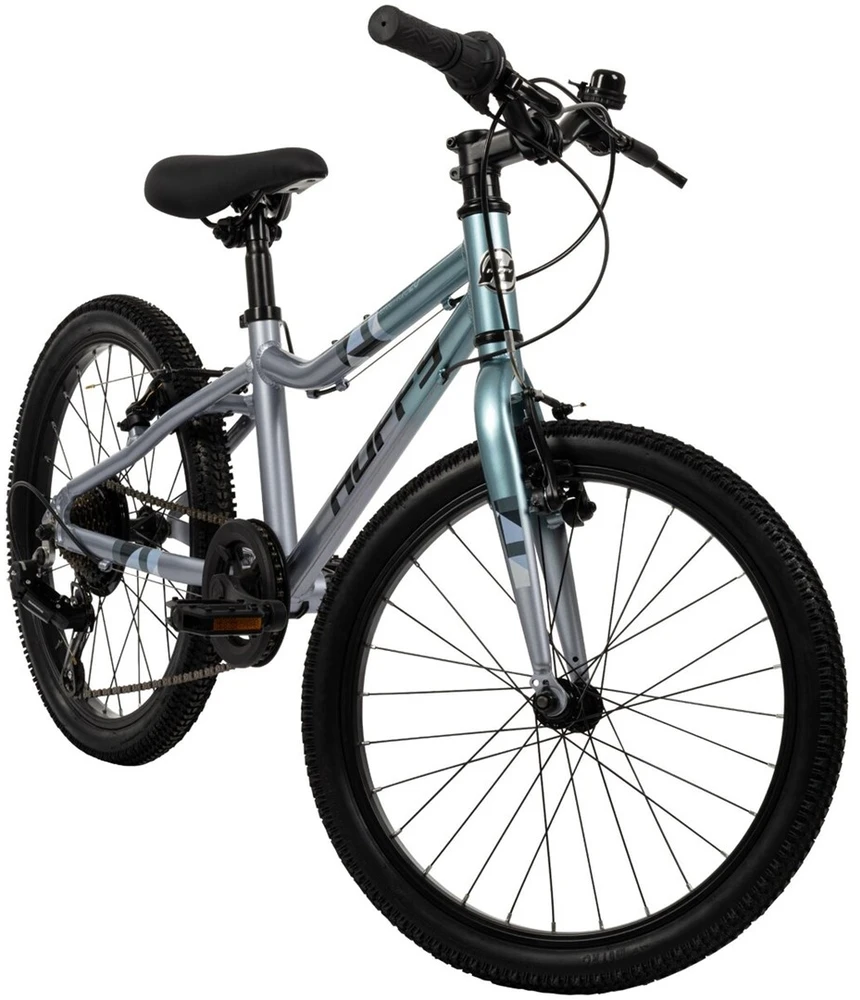 Huffy Literide Alu 20” bike, sidabrinis and turquoise (23005W)