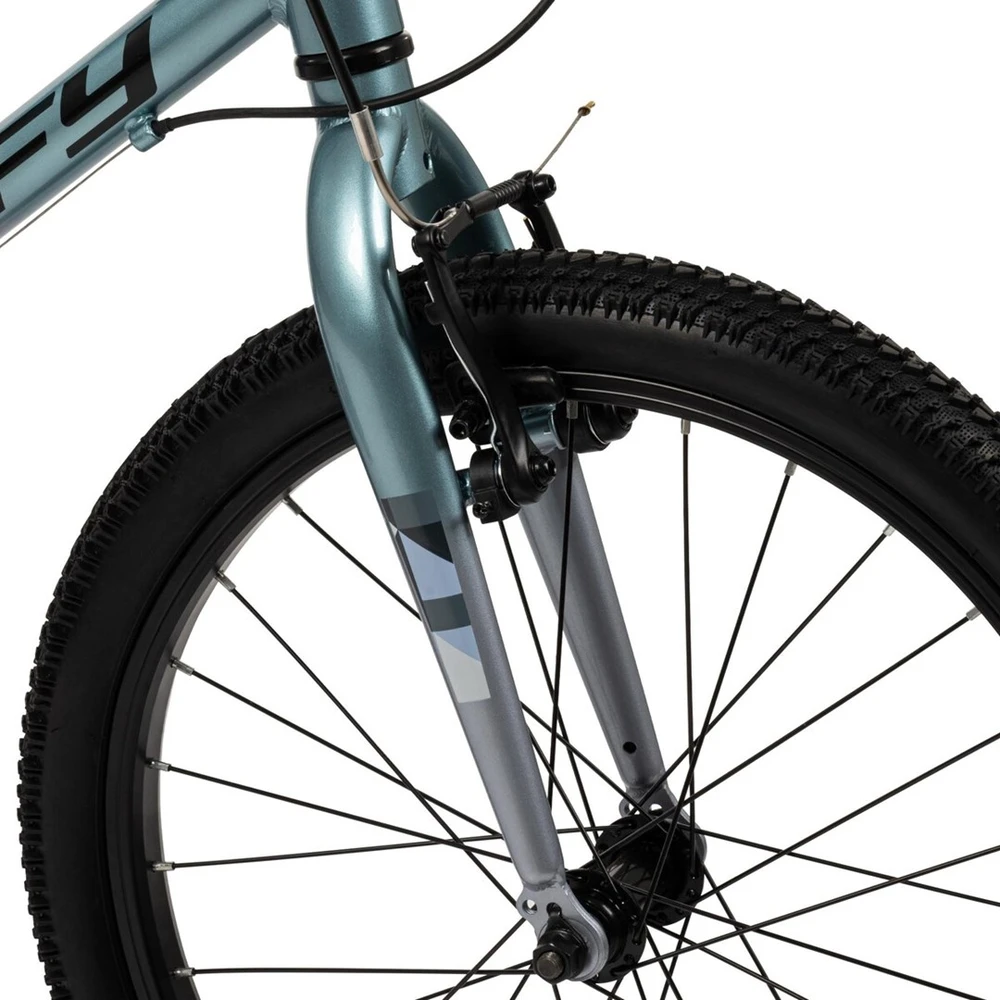 Huffy Literide Alu 20” bike, sidabrinis and turquoise (23005W)