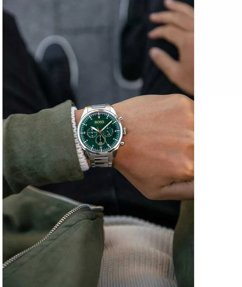 Laikrodis HUGO BOSS MEN'S WATCH 1513868 - PIONEER (zh016e)