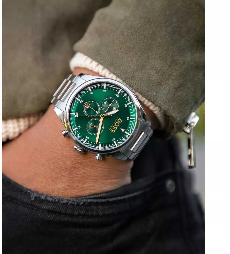 Laikrodis HUGO BOSS MEN'S WATCH 1513868 - PIONEER (zh016e)