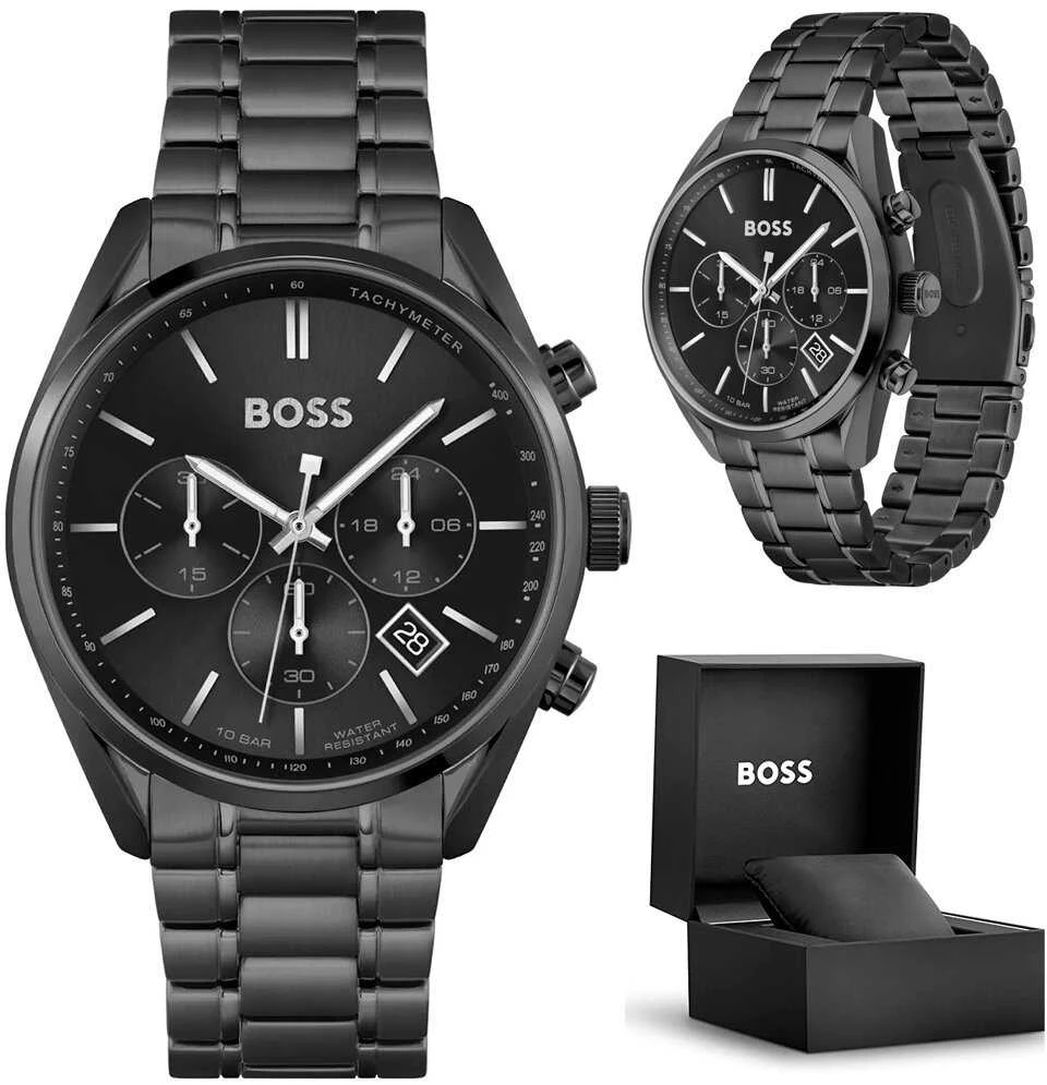 HUGO BOSS vyriškas laikrodis 1513871 CHAMPION (zh052h)