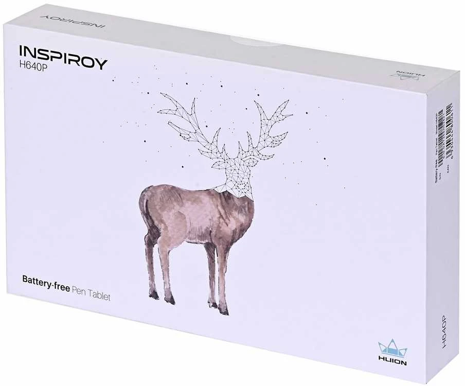 Planšetė Huion H640P graphic tablet 5080 lpi 160 x 99 mm USB Juodas