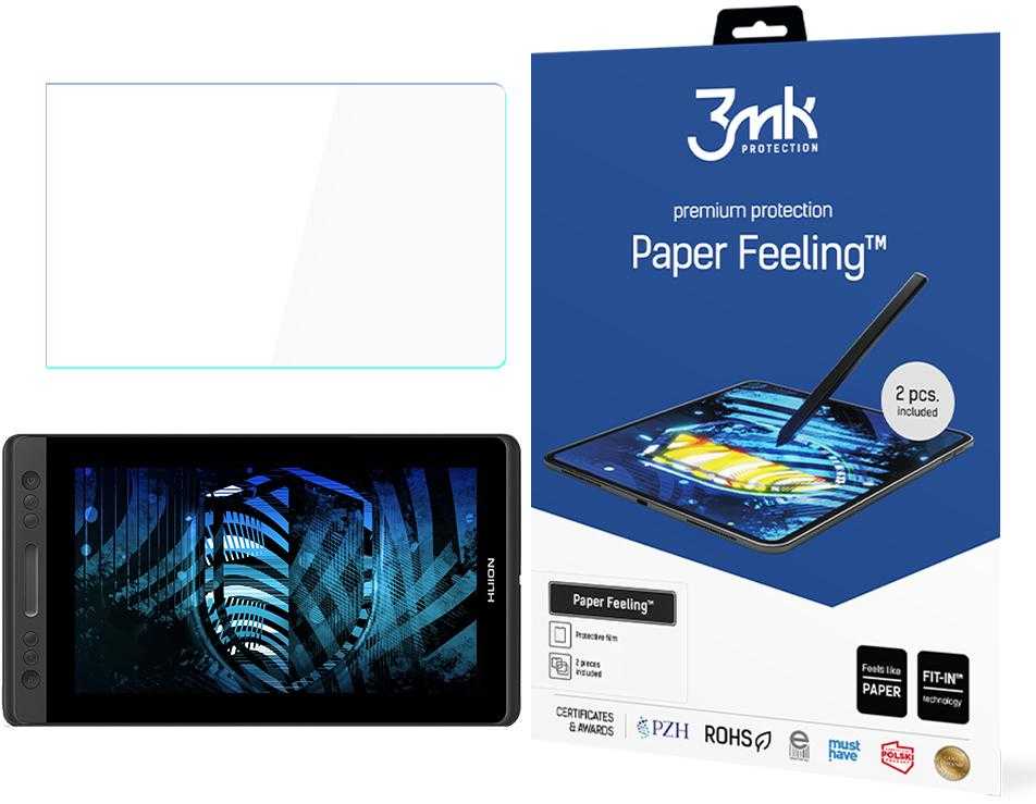 3Mk Protection Huion Kamvas Pro 13 - iki 17" 3mk Paper Feeling