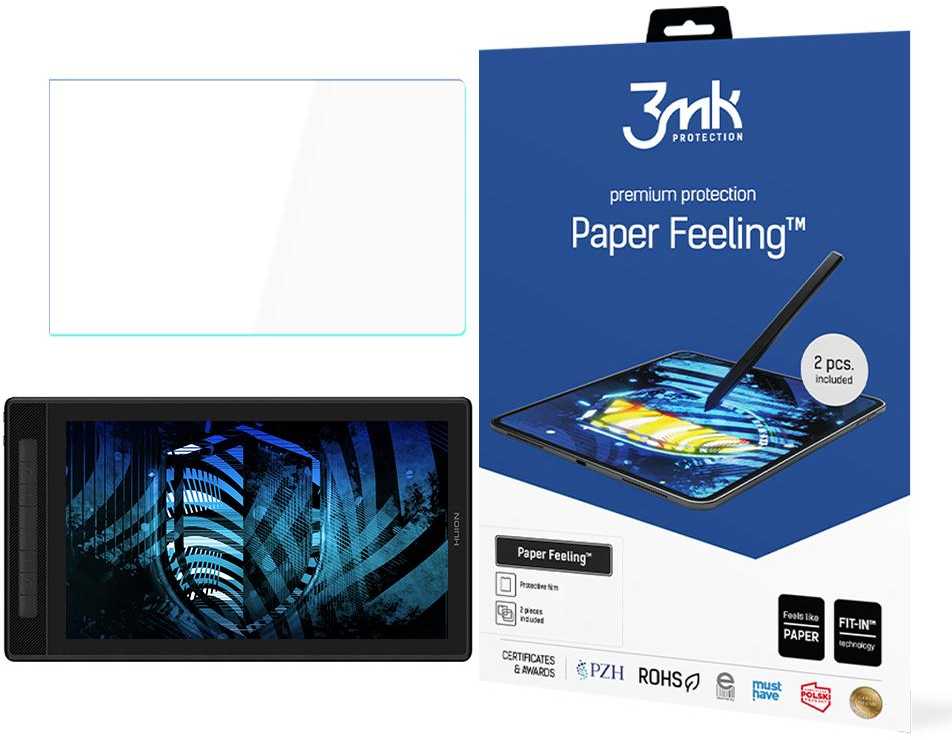 3Mk Protection HUION Kamvas Pro 16 - iki 19" 3mk Paper Feeling