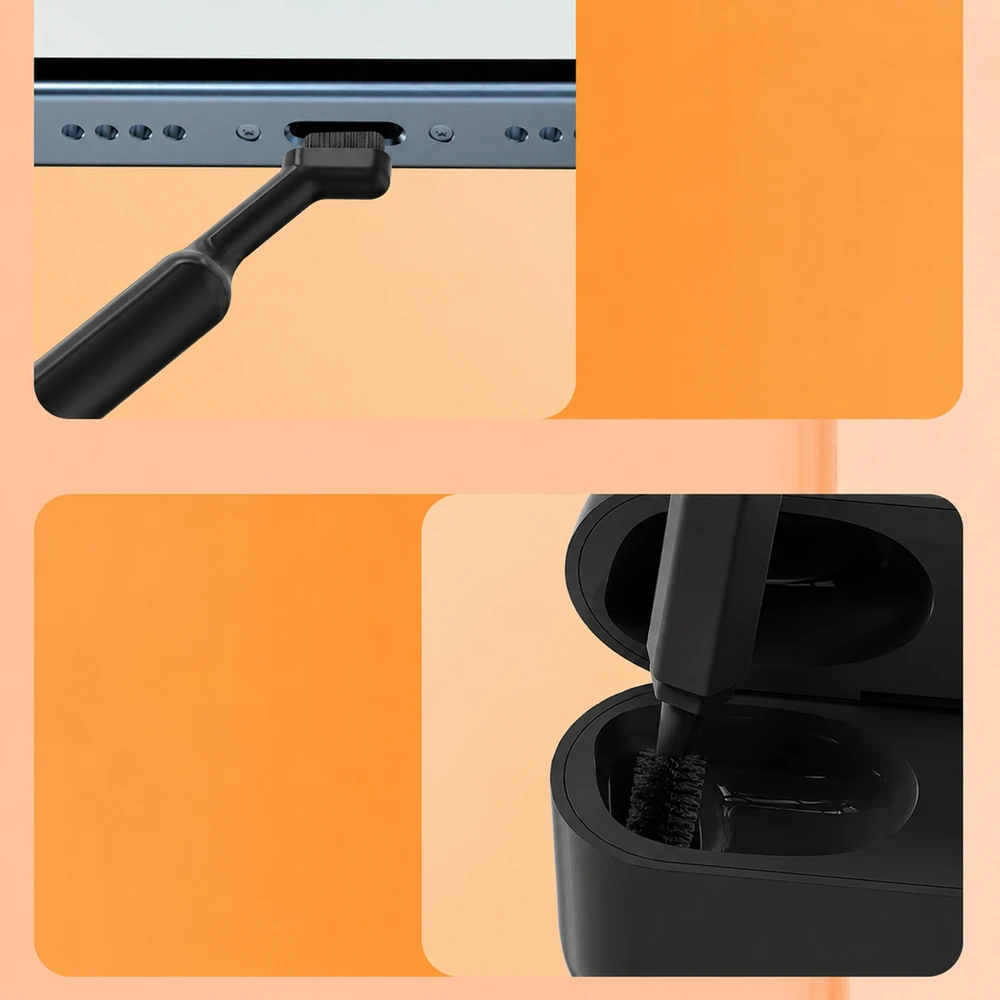 Valiklis Hurtel 20in1 Multifunctional valyno rinkinys Headphones, Keyboards and Displays – juodos spalvos