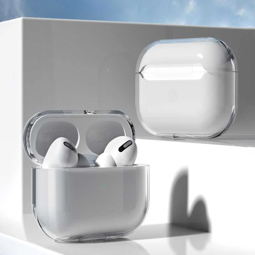 Hurtel dėklas skirtas AirPods 3 hard ir strong dėklas skirtas headphones transparent (case A)