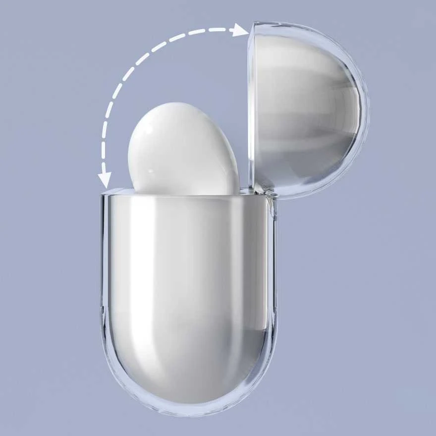 Hurtel dėklas skirtas AirPods 3 hard ir strong dėklas skirtas headphones transparent (case A)