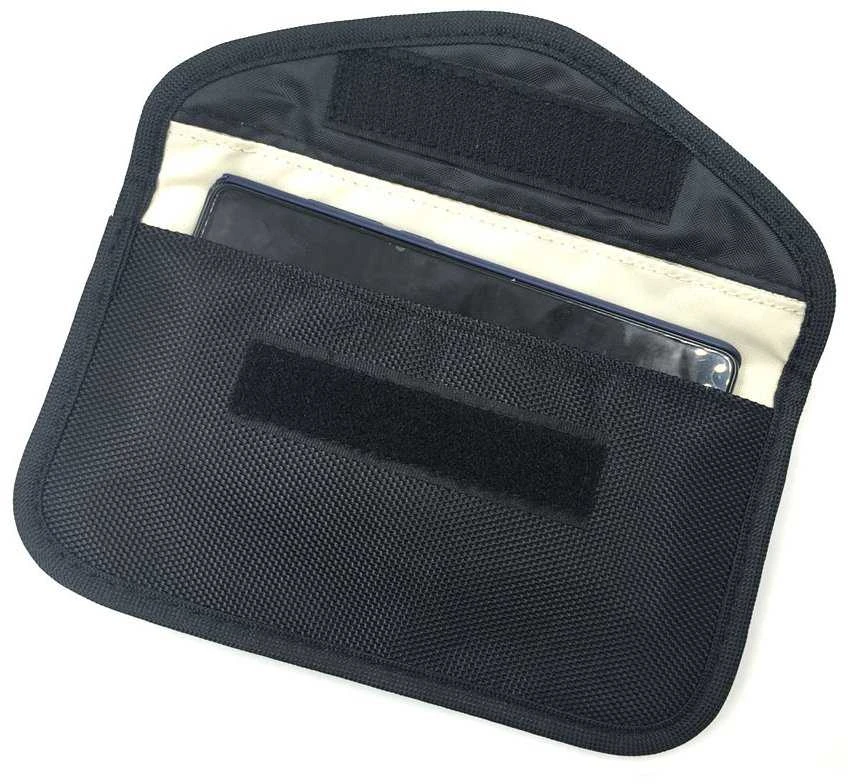 Hurtel Anti-theft dėklas skirtas Car Keys Phone Radio Blocking Faraday Box Faraday Cage 20cm x 11cm juodos spalvos