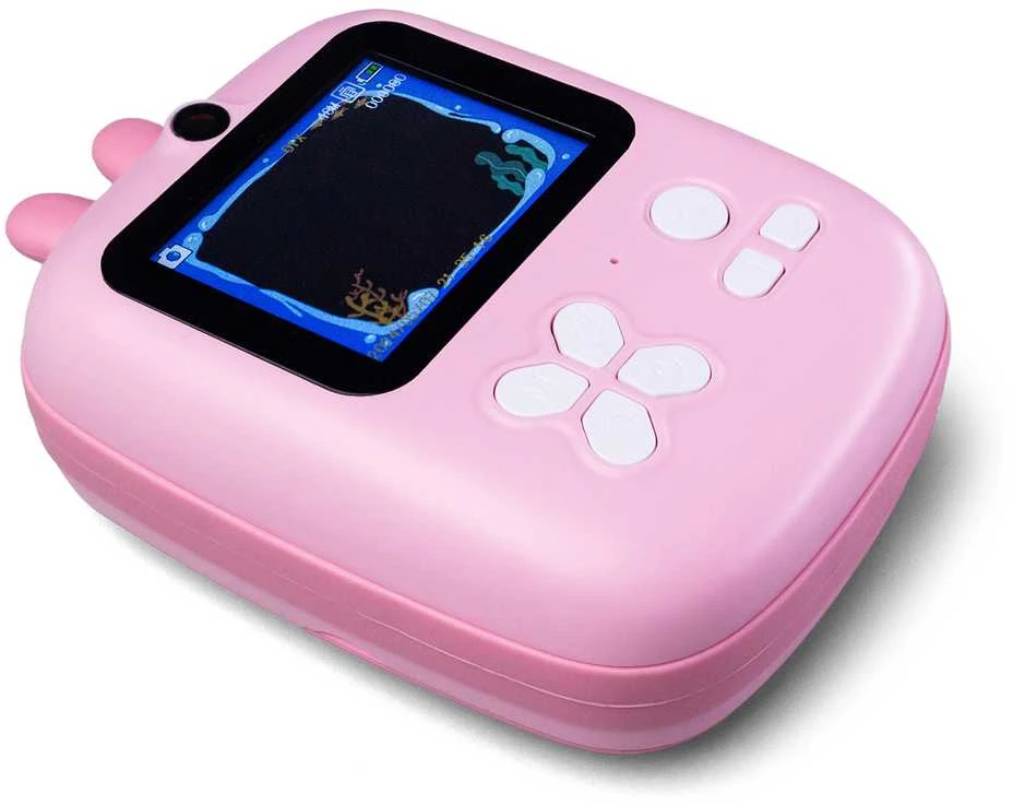 Hurtel Mini Thermal Spausdintuvas for Kids with Camera and Camcorder - Rožinė