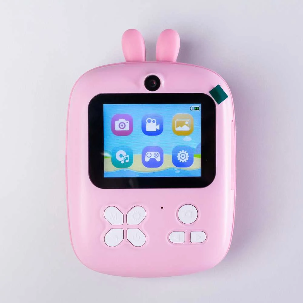 Hurtel Mini Thermal Spausdintuvas for Kids with Camera and Camcorder - Rožinė
